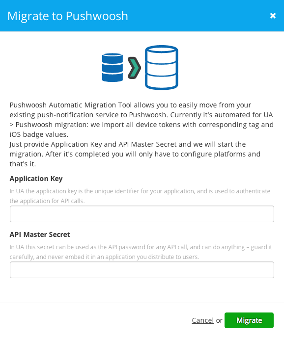 Migrate to Pushwoosh